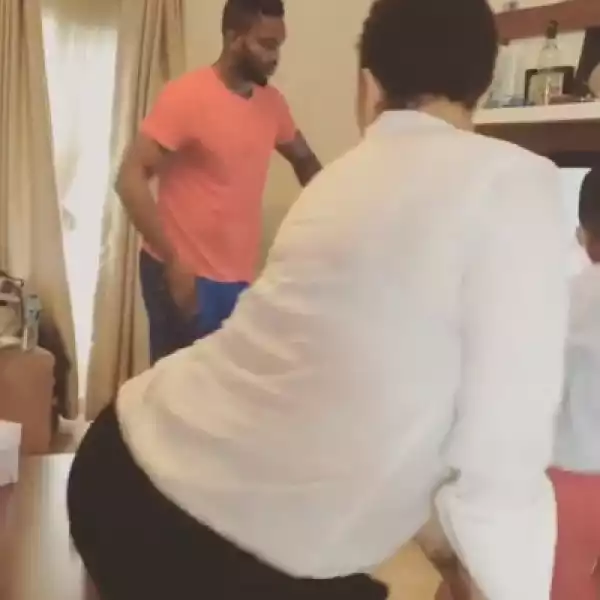 Adaeze Yobo and her Husband Joseph Yobo have a dance off on Father